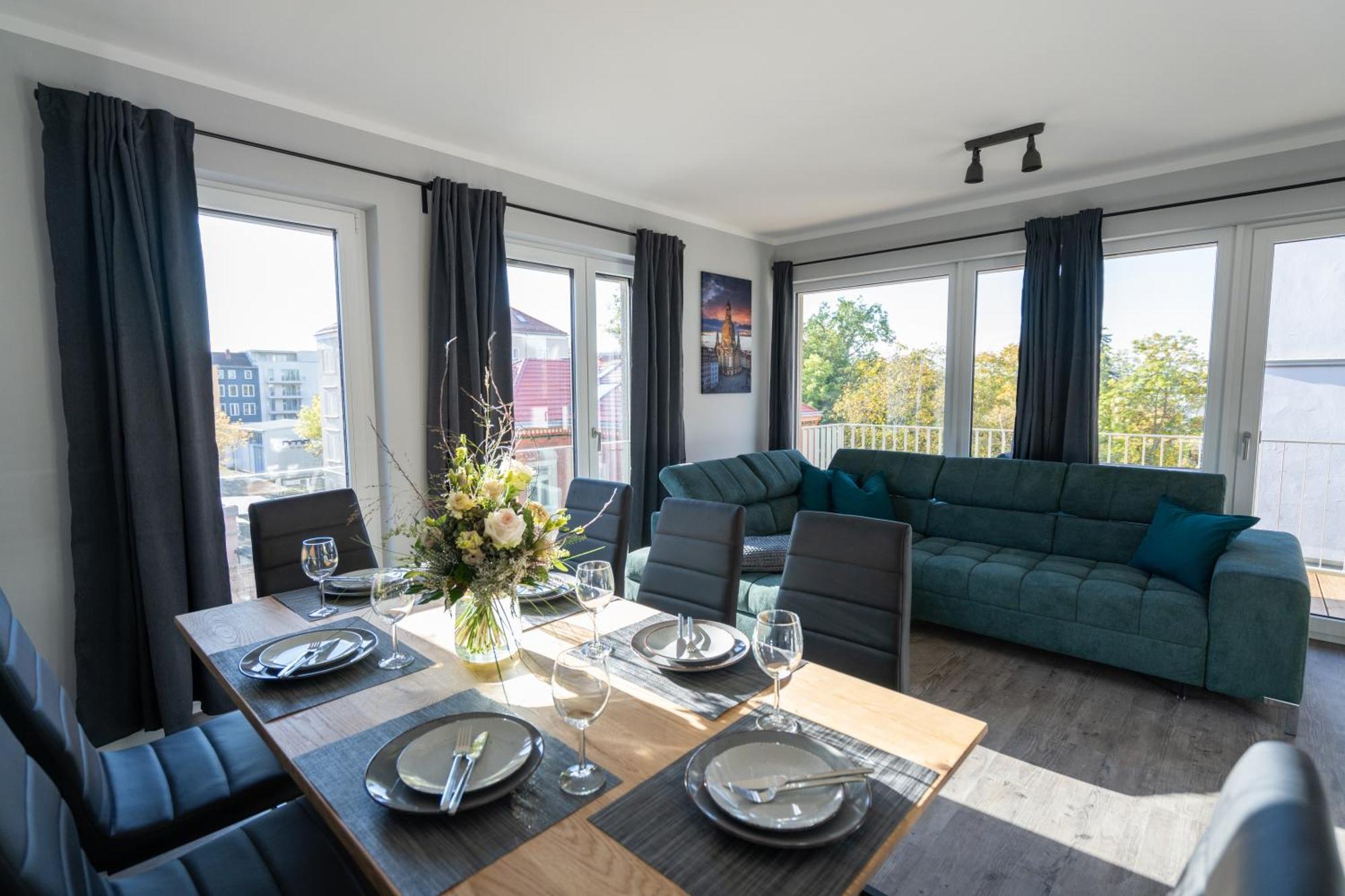 Supreme City Dream Mit Terrasse Und Parkplatz - 110M² Dresde Extérieur photo
